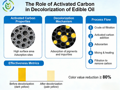 The Role Of Activated Carbon In Decolorization Of Edible Oil