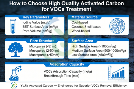 How to Choose High Quality Activated Carbon for VOCs Treatment
