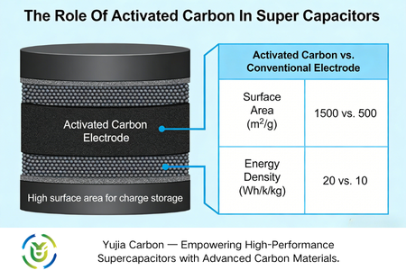 How Activated Carbon Improves Supercapacitor Capacitance and Efficiency