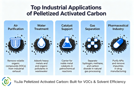 Industrial Uses of Pelletized Activated Carbon in VOCs Control and Air Treatment