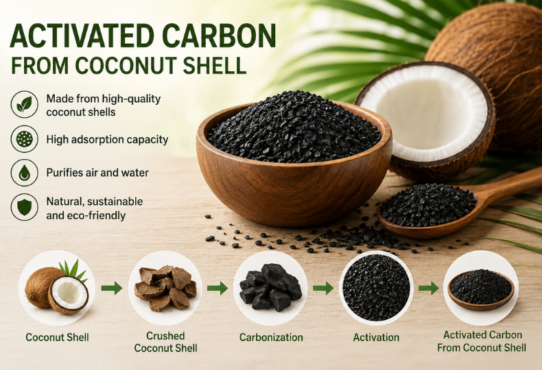 How To Make Activated Carbon From Coconut Shell